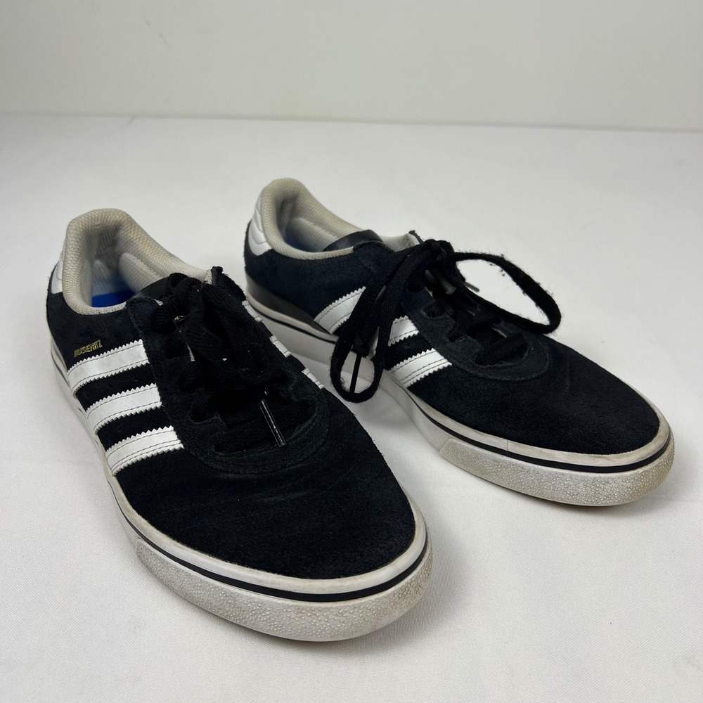 Adidas Busenitz Vulc Size 8 Mens Black Suede G65824 Good Skate Shoes